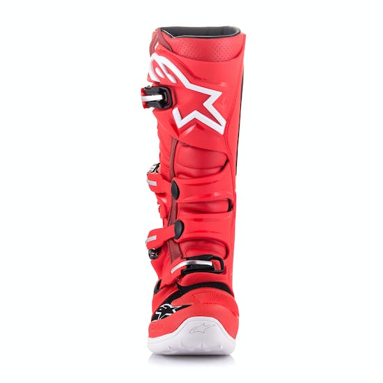 Load image into Gallery viewer, מגף רכיבה לאופנוע שטח/טרקטורון אלפינסטארס טק 7 שחור/אדום Alpinestars Tech 7