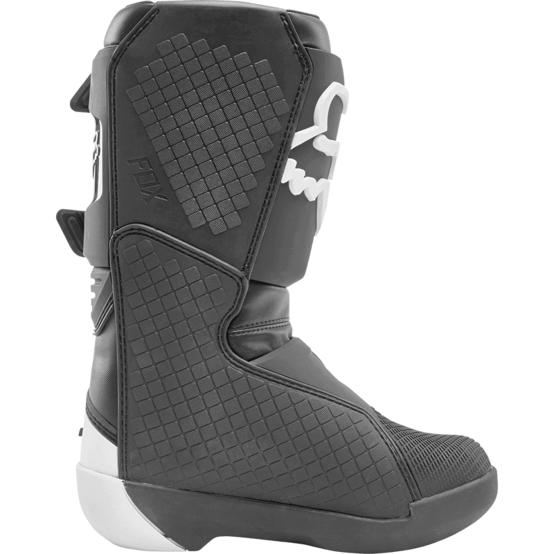 Load image into Gallery viewer, מגף רכיבה לאופנוע שטח לילדים פוקס שחור/לבן FOX COMP V23