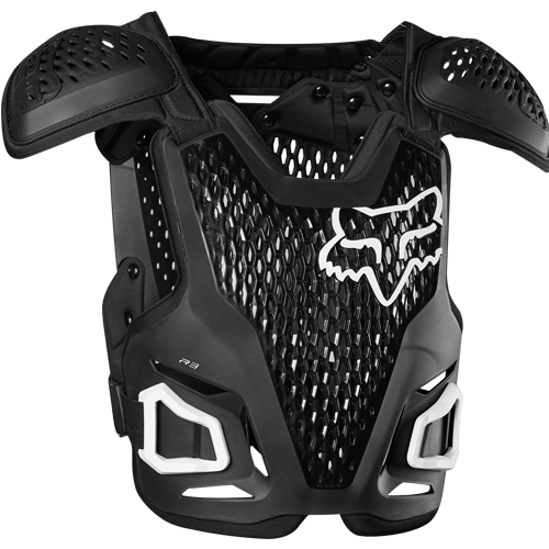 Load image into Gallery viewer, מגן חזה וגב צביצב פוקס אר 3 שחור FOX R3 V25