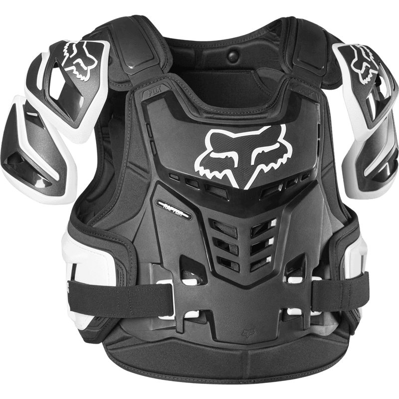 Load image into Gallery viewer, מגן גוף צביצב פוקס רפטור שחור/לבן FOX Raptor