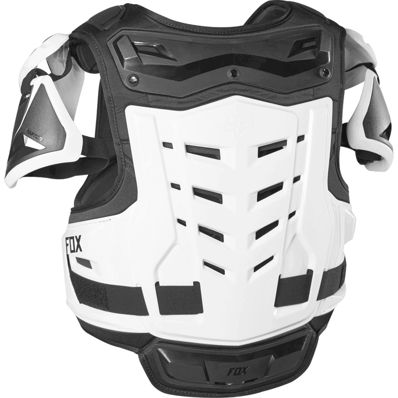 Load image into Gallery viewer, מגן גוף צביצב פוקס רפטור שחור/לבן FOX Raptor