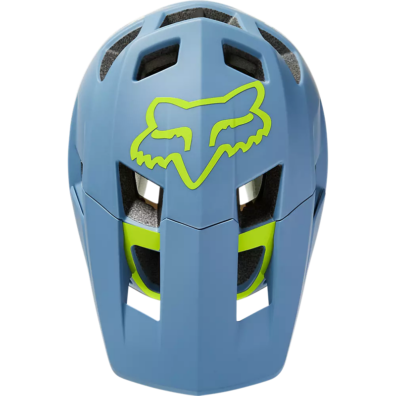 Load image into Gallery viewer, קסדה לאופניים/קורקינט חשמלי פוקס דרופריים כחול/צהוב FOX DROPFRAME MIPS PRO V23