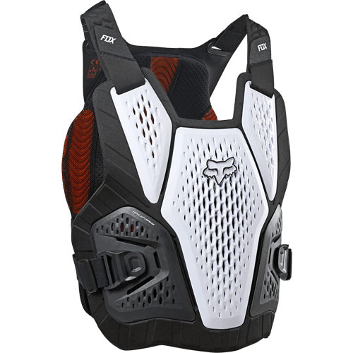 Load image into Gallery viewer, מגן חזה וגב צביצב פוקס לבן FOX RACEFRAME