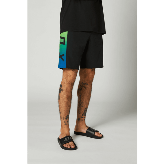 מכנס גלישה בגד ים פוקס שחור/ירוק/צהוב FOX RIO STRETCH