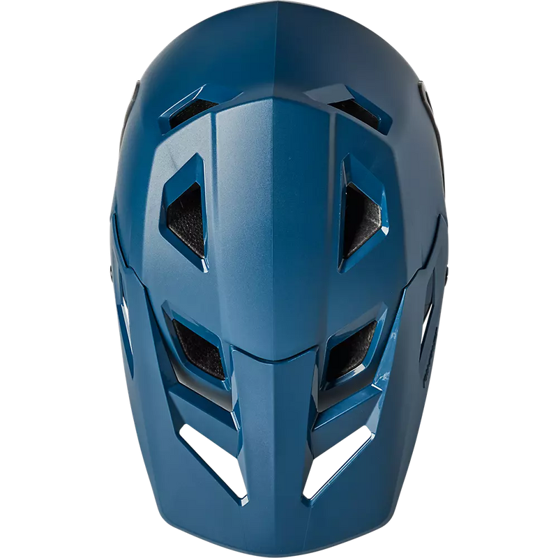 Load image into Gallery viewer, קסדת פולפייס ילדים לאופניים פוקס כחול FOX Rampage