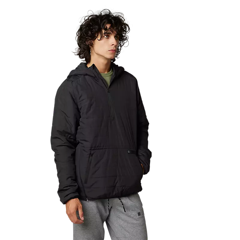 Load image into Gallery viewer, מעיל פוקס שחור FOX Howell Hooded Puffy Anorak V23