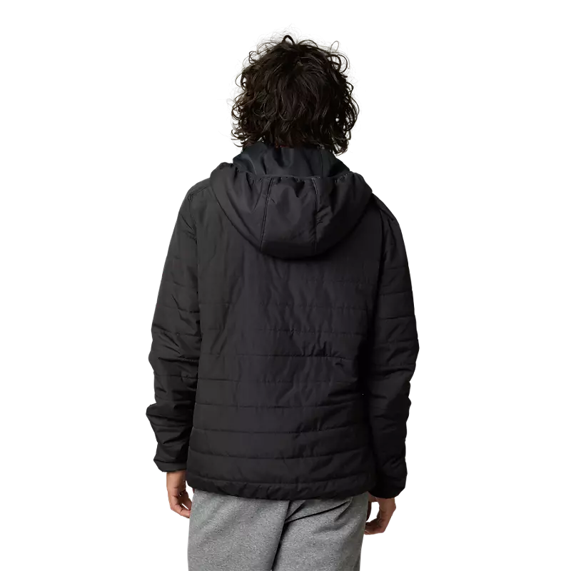 Load image into Gallery viewer, מעיל פוקס שחור FOX Howell Hooded Puffy Anorak V23