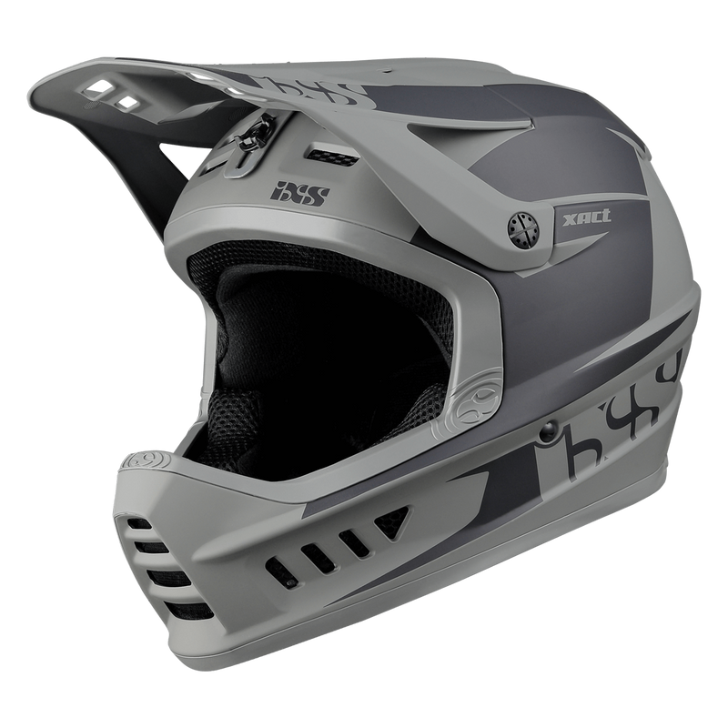 Load image into Gallery viewer, קסדת פולפייס לאופניים/קורקינט חשמלי אי אקס אס שחור/אפור IXS XCAT