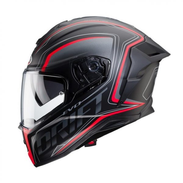 Load image into Gallery viewer, קסדת כביש מלאה שחור/אדום-Caberg Evo Drift