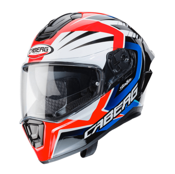 Load image into Gallery viewer, קסדת כביש מלאה כחול/שחור/אדום-Caberg Evo Drift