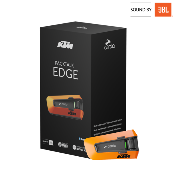 Load image into Gallery viewer, דיבורית בלוטוס לרוכב קארדו אדג' קטמ-Cardo Scala Rider KTM Packtalck EDGE