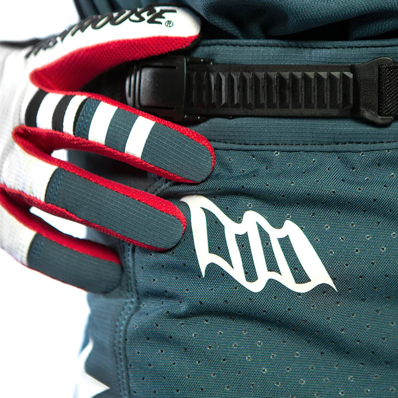 Load image into Gallery viewer, מכנס רכיבה פסטהאוס אלרוד כחול/לבן-Fasthouse A/C Elrod Astre Pant - Slate/white