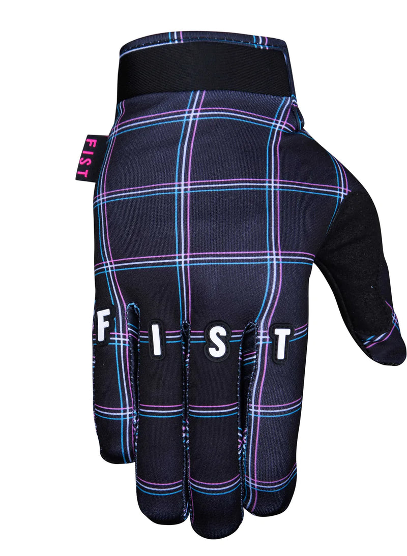 Load image into Gallery viewer, כפפות רכיבה פיסט שחור/סגול FISTHANDWEAR GRID GLOVE