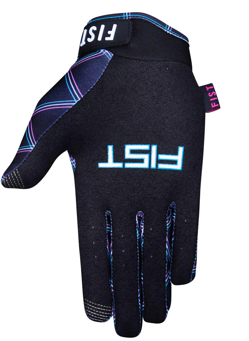 Load image into Gallery viewer, כפפות רכיבה פיסט שחור/סגול FISTHANDWEAR GRID GLOVE