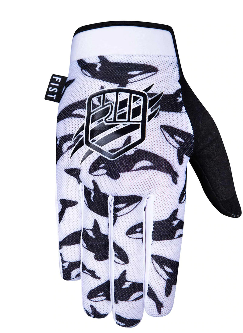 Load image into Gallery viewer, כפפות פיסט מאווררות לבן FISTHANDWEAR BREEZER - KILLER WHALE HOT WEATHER GLOVE