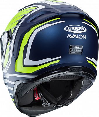 Load image into Gallery viewer, קסדה מלאה לאופנוע קאברג אבלון כחול/צהוב-Caberg Avalon