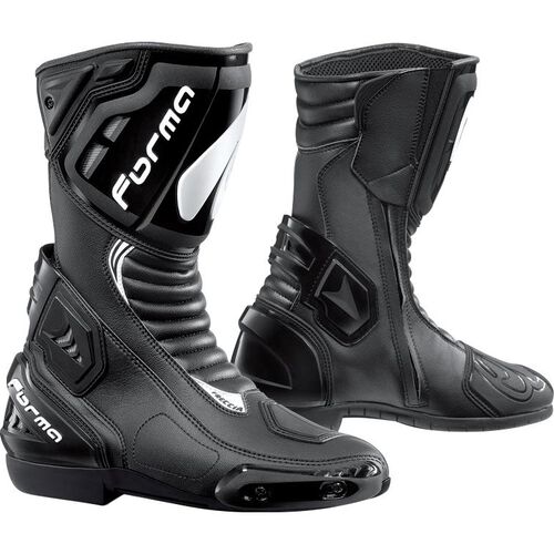 Load image into Gallery viewer, מגפיים לרכיבת כביש מסלול וטורינג שחור/לבן Forma Freccia