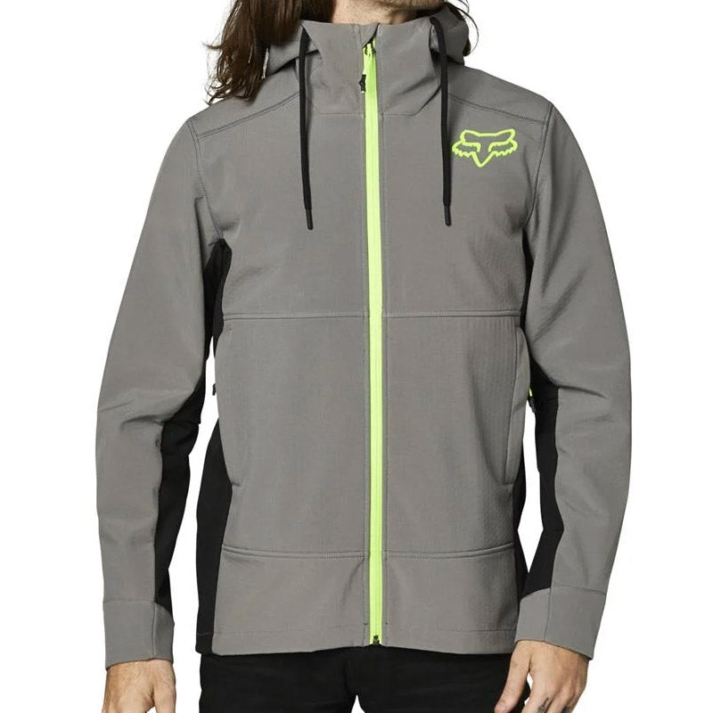 Load image into Gallery viewer, מעיל דוחה מים/מחמם פוקס אפור FOX PIT JACKET V23