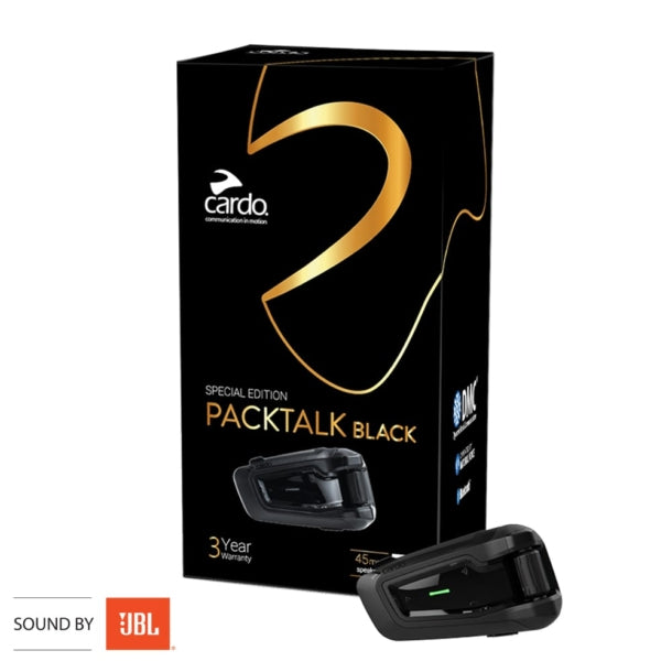 Load image into Gallery viewer, דיבורית בלוטוס לקסדה Cardo Scala Rider Packtalk Black