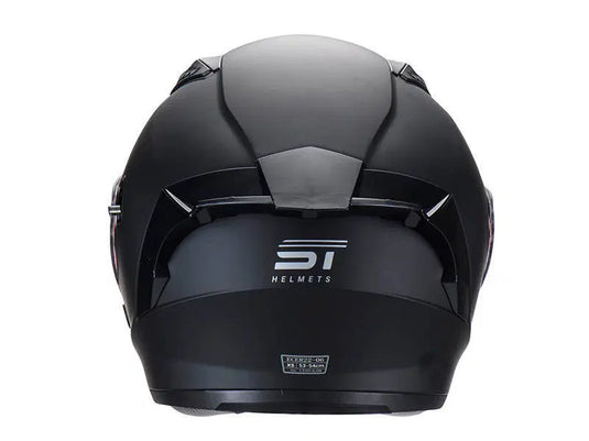 קסדה 3/4 אס טי שחור מט כולל דיבורית מתנה ST Z-301