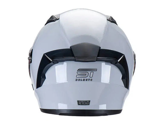 קסדה 3/4 אס טי אפור מבריק כולל דיבורית מתנה ST Z-301