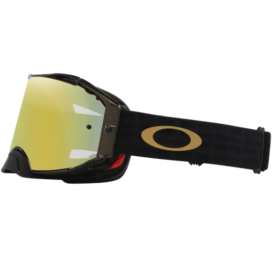 משקפי אבק אוקלי שחור OAKLEY Airbrake MX Anny W-24K Iridium