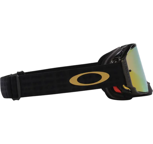 משקפי אבק אוקלי שחור OAKLEY Airbrake MX Anny W-24K Iridium