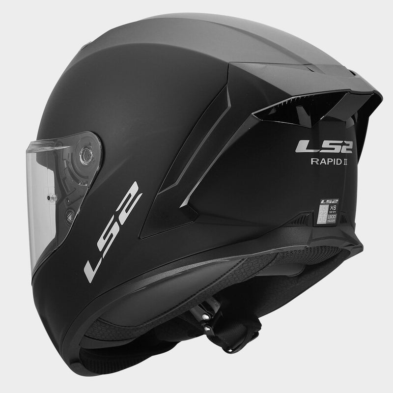 Load image into Gallery viewer, קסדה אל אס 2 רפיד מלאה לכביש שחור מט Ls2 Rapid III FF820
