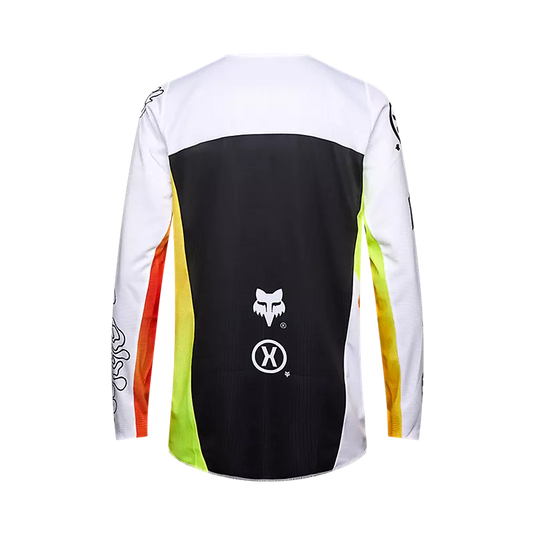 חליפת רכיבה לאופנוע שטח/טרקטורון פוקס 180 לבן FOX 180 Hello Future V25