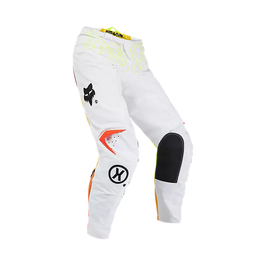 חליפת רכיבה לאופנוע שטח/טרקטורון פוקס 180 לבן FOX 180 Hello Future V25