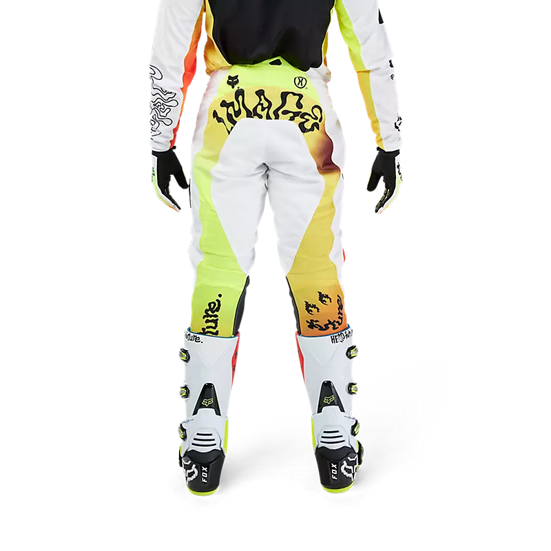 Load image into Gallery viewer, חליפת רכיבה לאופנוע שטח/טרקטורון פוקס 180 לבן FOX 180 Hello Future V25
