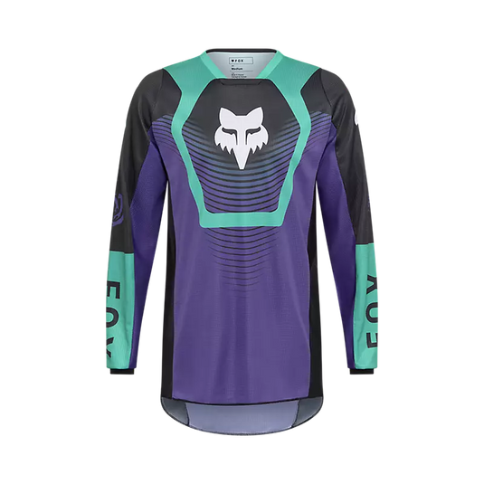 חליפת רכיבה לאופנוע שטח/טרקטורון פוקס 180 סגול/תכלת FOX 180 COLLECT V26