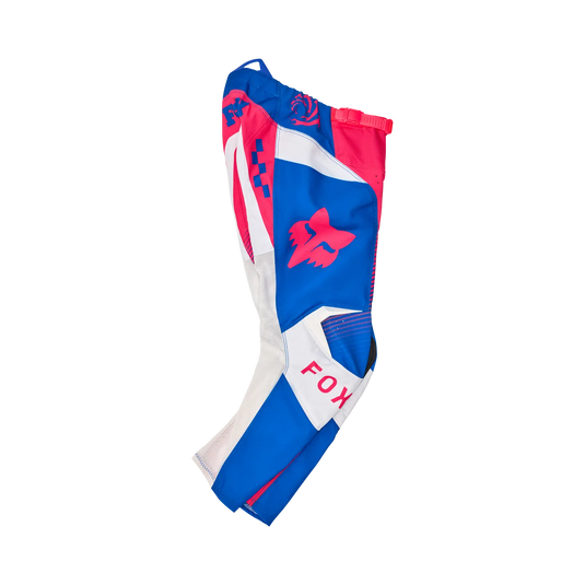 חליפת רכיבה לאופנוע שטח/טרקטורון פוקס 180 ילדים כחול/ורוד FOX YTH 180 Collect V26