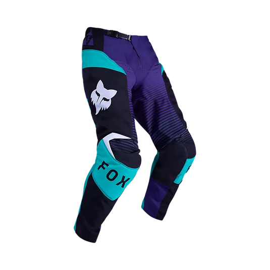 חליפת רכיבה לאופנוע שטח/טרקטורון פוקס 180 סגול/תכלת FOX 180 COLLECT V26