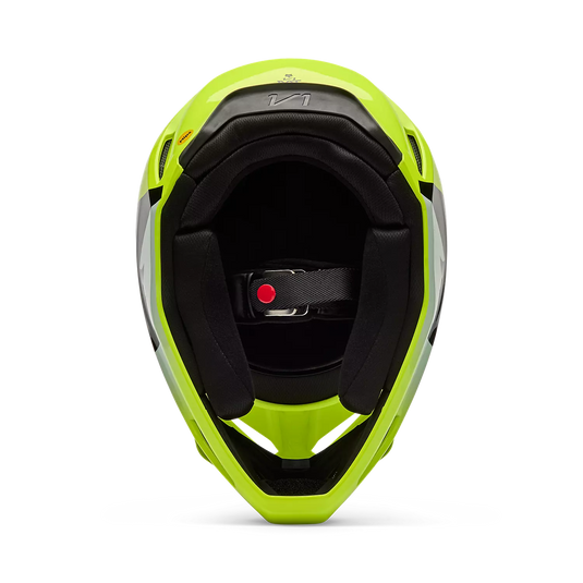 קסדת שטח לאופנוע/טרקטורון פוקס וי 1 צהוב FOX V1 Shield V26