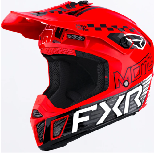 Load image into Gallery viewer, קסדת שטח לילדים אפ איקס אר קלאצ' אדום FXR CLUTCH MX 2026 22.06
