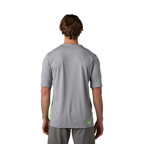 חולצת רכיבה קצרה לאופניים פוקס דיפנד אפור FOX Defend SS V23