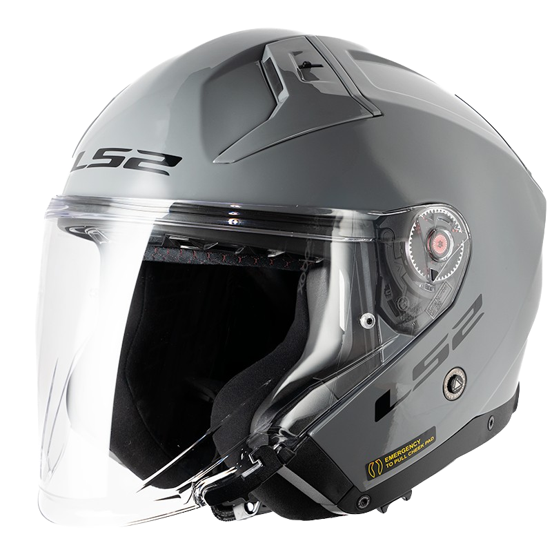 Load image into Gallery viewer, קסדה 3/4 אל אס 2 אינפנטי 2 אפור בטון Ls2 OF603 Infinity II
