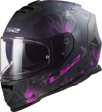 קסדה מלאה לאופנוע/קטנוע אל אס 2 סטורם 2 שחור/ורוד LS2 FF800 Storm Burst