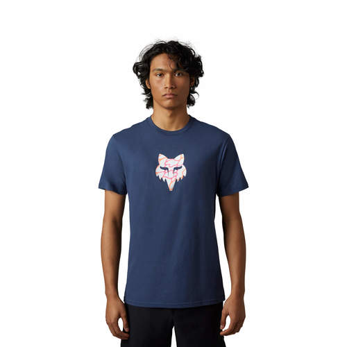 חולצת טי שירט פוקס רייסינג כחול FOX River Perm V23
