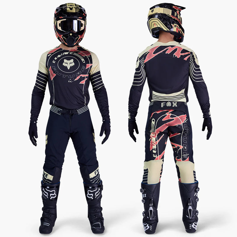 Load image into Gallery viewer, חליפת רכיבה לאופנוע שטח/טרקטורון פוקס פלקסייר שחור FOX FLEXAIR Inning V26
