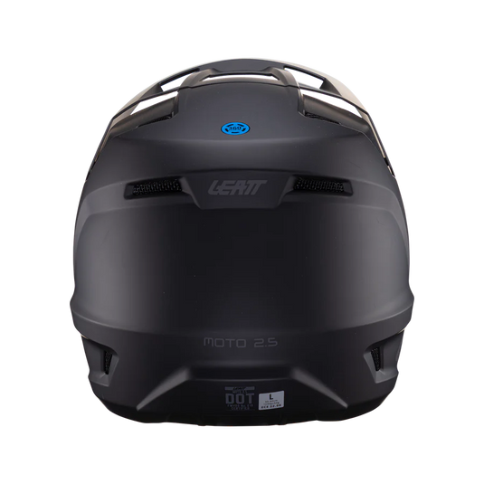 קסדה לאופנוע שטח/טרקטורון ליט שחור LEATT Stealth 2.5