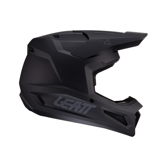קסדה לאופנוע שטח/טרקטורון ליט שחור LEATT Stealth 2.5