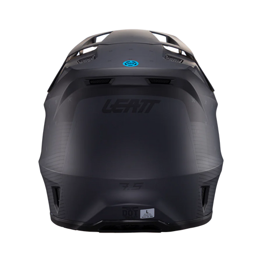 קסדה לאופנוע שטח/טרקטורון כולל משקף ליט שחור LEATT 7.5 STEALTH