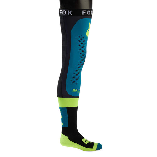 גרבי רכיבה טייץ פוקס כחול Fox Flexair Knee Brace Socks V24