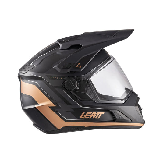 קסדה אדוונצ'ר ליט 7.5 שחור/חום כולל משקף אבק LEATT ADV 7.5 V26 Bronze