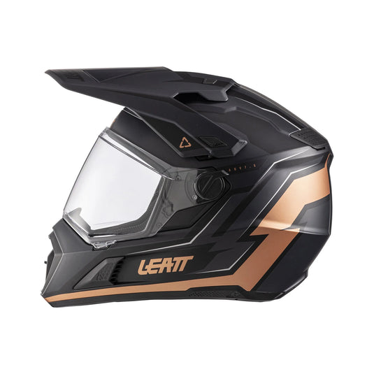קסדה אדוונצ'ר ליט 7.5 שחור/חום כולל משקף אבק LEATT ADV 7.5 V26 Bronze