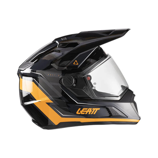 קסדה אדוונצ'ר ליט 7.5 שחור/כתום כולל משקף אבק LEATT ADV 7.5 V26