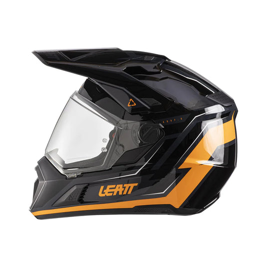 קסדה אדוונצ'ר ליט 7.5 שחור/כתום כולל משקף אבק LEATT ADV 7.5 V26