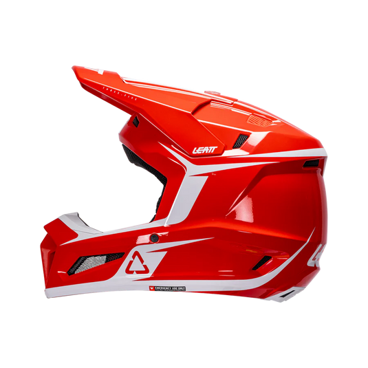 קסדה לאופנוע שטח/טרקטורון כולל משקף ליט אדום LEATT 3.5 Red V26